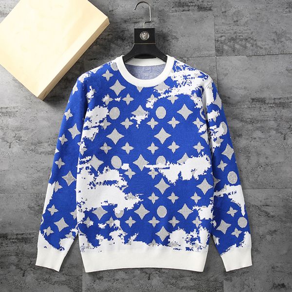 

knitted designer sweaters men women loose oversized jumpers luxury fashion casual autumn winter warm hoodie sweater, White;black