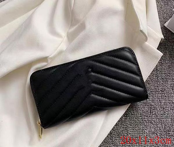 

2021 luxury designers classic wallet with box lady handbag flip clutch bag wholesale, Red;black