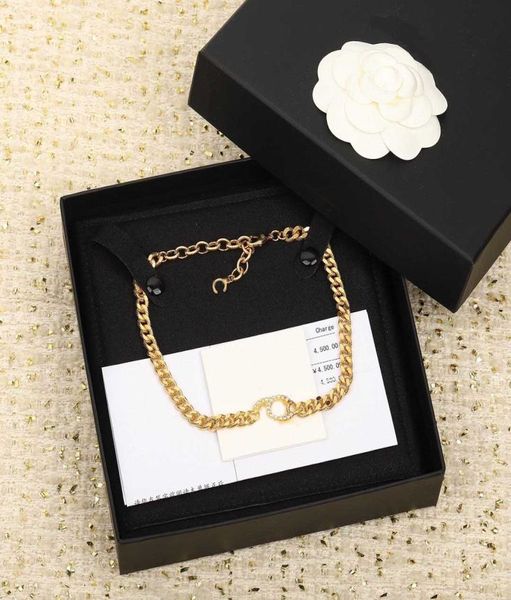

2022 charm pendant necklace with diamond and bracelet have box stamp ps7042a9913417, Golden