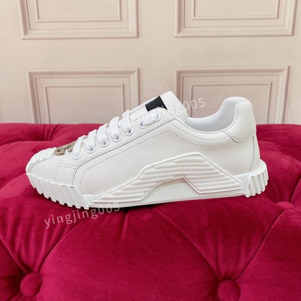 

new womens sneaker shoes brushed leather trainers mans technical rubber re-nylon white black runner sports lug sole casual walking