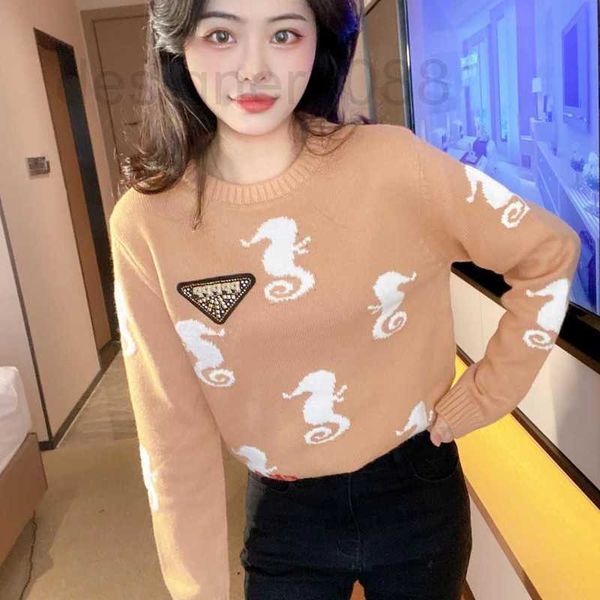

women's sweaters designer fashion sweater womens sweaters knitted pullovers jumper print sweater knitwear apparel jumpers women round n, White;black