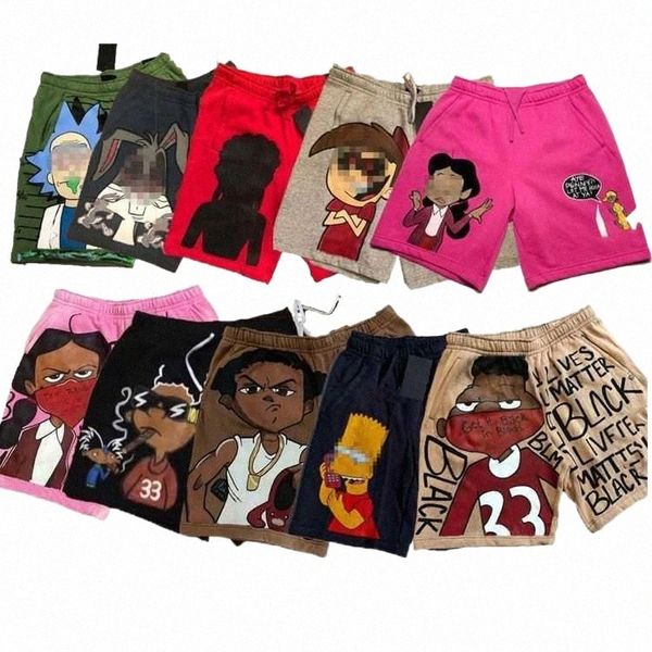 

desinger cartoon shorts men cotton with tag mens cartoon shorts for men plus size s-3xl 67t7#, White;black
