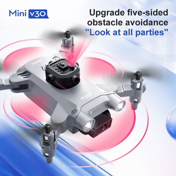 

v30 rc mini drone 8k 1080p hd camera wifi fpv air pressure altitude hold one key take off helicopter foldable quadcopter toy