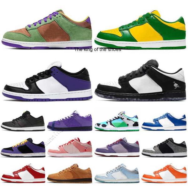 

2023 2023 og running shoes designer sneakers chunky bears strange love white pine green new men woman unc off lot 1 dunks sb low mens with f, Black