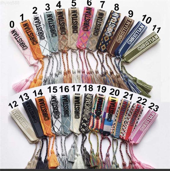 

charming boho alphabet handmade bracelet designer braided bracelet, Silver
