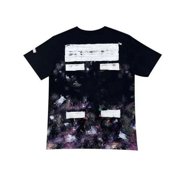 

summer t shirt mens womens designersoff t-shirts loose tees man casual shirt luxurys clothing streetwear shorts sleeve polos tshirts size s, White;black