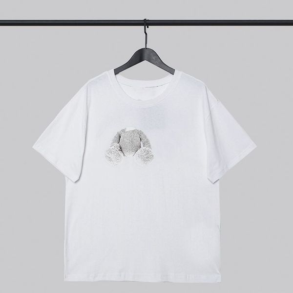 

summer short sleeve graphic t shirts bears cotton material t-shirts for men s letter print tshirts clothing short sleeved size s-xl mens wo, White;black