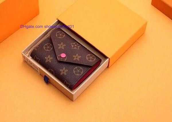 

designer wallets classic high-quality women credit card holder bags fashion a variety of styles and colors available wholesale short wallet, Red;black