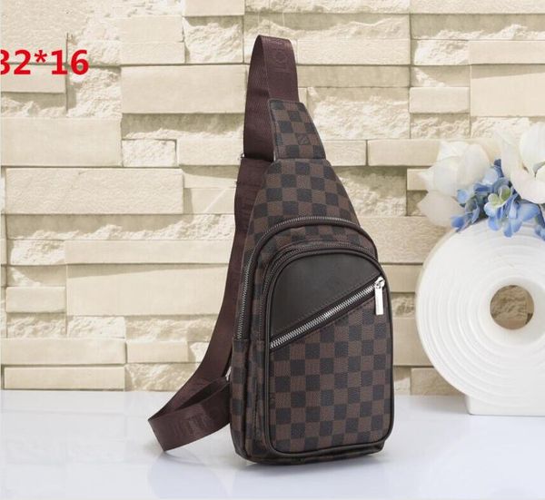 

louiseity designer vintage flower sling check bags men handbag viutonity crossbody shoulder waist packs satchels women fanny pack belt purse