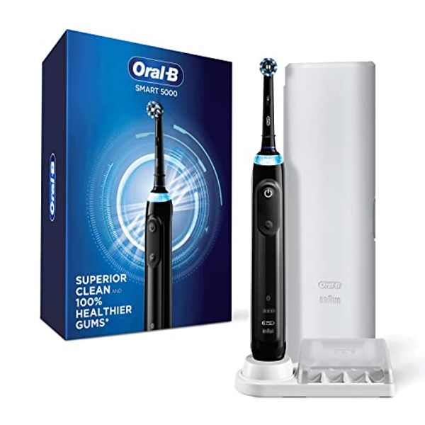 

oral-b pro 5000 smartseries electric toothbrush with bluetooth connectivity