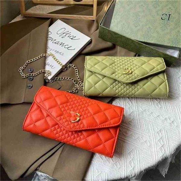 

handbag 2023 fashion women's bag leather quality handbag trend lingge small square chain simple bag