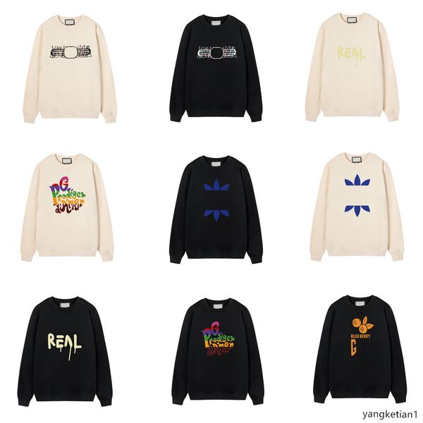 

italy designer mens womens hoodies black white round neck cotton multiple styles graphic custom letter print street style excellent quality