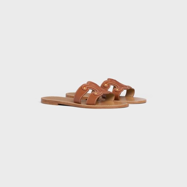 

trimphe cow leather mueller summer sandals shoes,women flat heel flip flops fashion sandals classic sandals beach sun suit., Black
