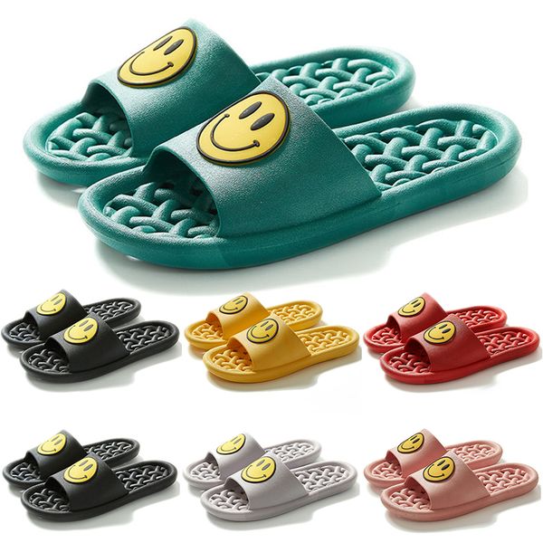 

2023 men women summer sandals mens outdoor slippers beach waterproof slide green beige maroon womens indoor shoes, Black