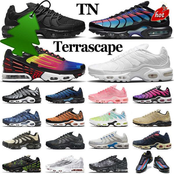 

terrascape kd plus tn 3 running shoes women mens tns trainers triple black white unity gradients hyper blue fury jade atlanta