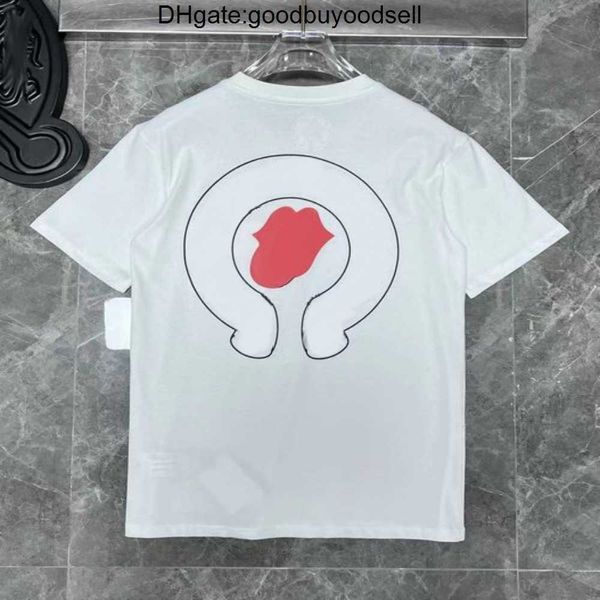 

luxury classic mens t shirts ch brand fashion men sanskrit letter t-shirt horseshoe heart cross designer tshirts man hip hop chromes sweater, White;black