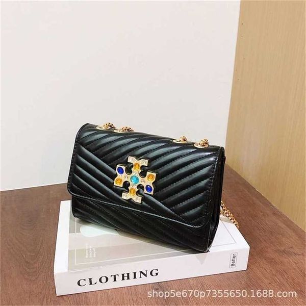 

handbag 2023 fashion women's bag leather quality handbag chain lingge solid small square women's messenger bag