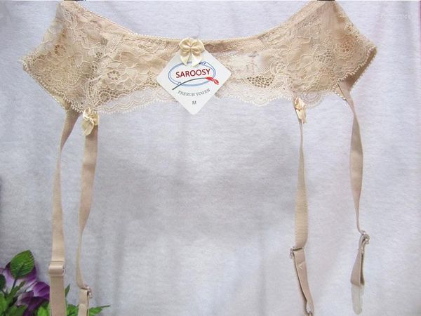 

garters 2023 women suspenders double breasted adjustable waist belt for stockings socks  and l plus size, Black;white