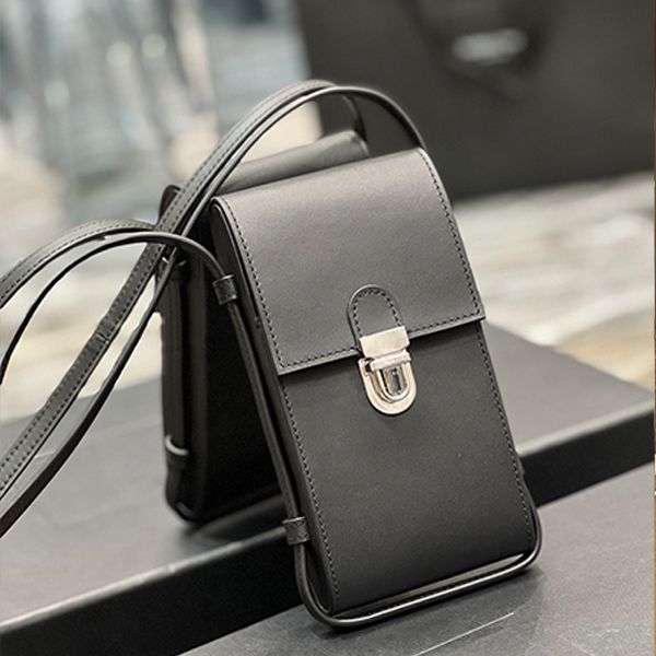 

small phone bag women's mini bag designer bag mini leather crossbody bags small clutch holder bag gold buckle purse new style women&#03