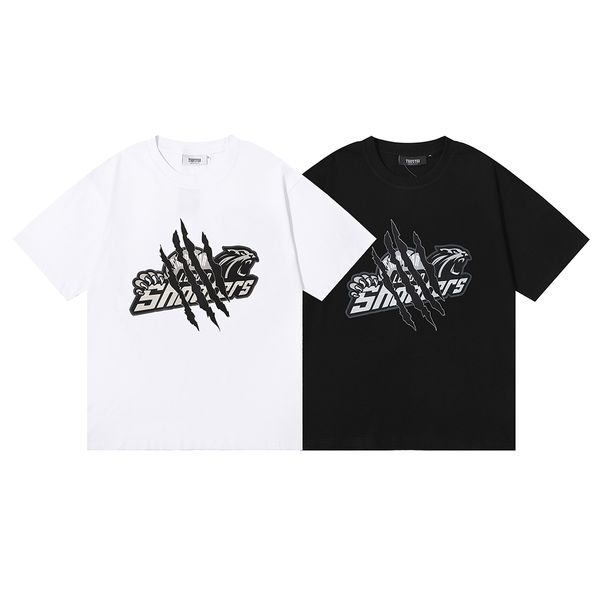 

trapstar mens t shirt short sleeve 3d printed outfit chenille tracksuit black cotton london streetwear s xl, White;black