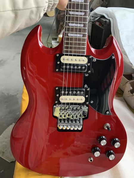 

customized electric guitar, rosewood fingerboard sg guitar,chrome-plated hardware,metallic pink