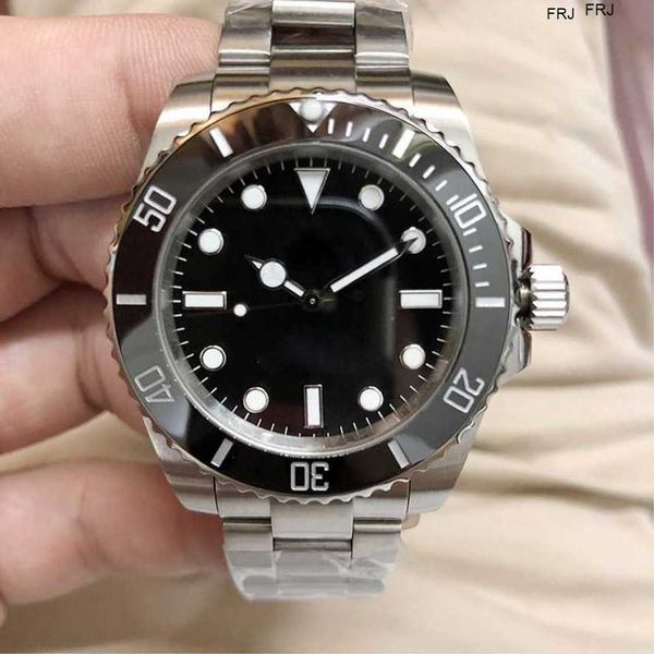 

designer rolax watches mens luxury mechanical automatic st9 steel black dial sapphire glass ceramic bezel men stainless wristwatches 41m gli, Slivery;golden
