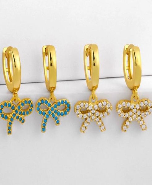 

jewelry earrings cubic zirconia bow tie gold color cz crystal ear clips no pierced earrings for women jewellery zw5rh2571886, Silver