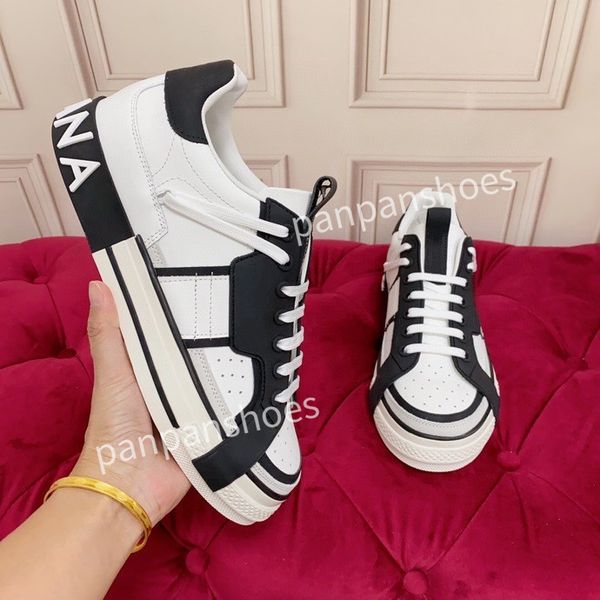 

2023new designer sneakers suede calfskin casual shoes trainers leisure shoe vintage suede leather stylist sneaker patchwork platform lace-up, Black