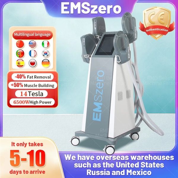 

dls-emslim neo 13 tesla neo hi-emt machine body slimming muscle building shape emszero body sculpting machine