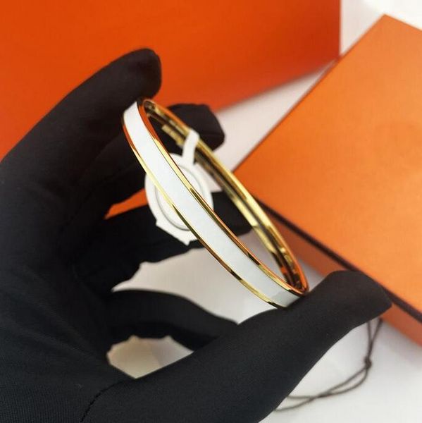 

women lovers bracelet silver gold bangles men luxury designer jewelry titanium steel couple simple fashion no bolt driver nail screw diamond, Black