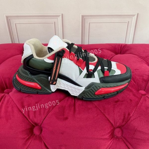 

2023new fashion casual shoes designer lace-up women sneaker travel leather fashion lady flat running trainers letters woman shoe platform me, Black