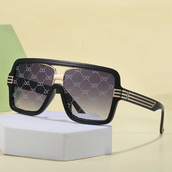 

sunglasses 2023 new fashion large frame women's outdoor men's fashion shades glasses, White;black