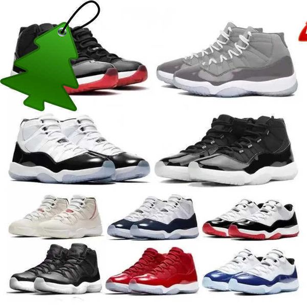 

11 ogs 11s mens basketball shoes cherry midnight navy cool grey pure violet citrus legend gamma unc blue bred cap gown concord