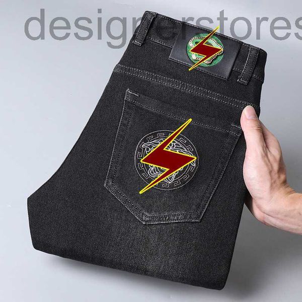 

designer 2022 new embroidered leggings stretch printing jsh3, Blue