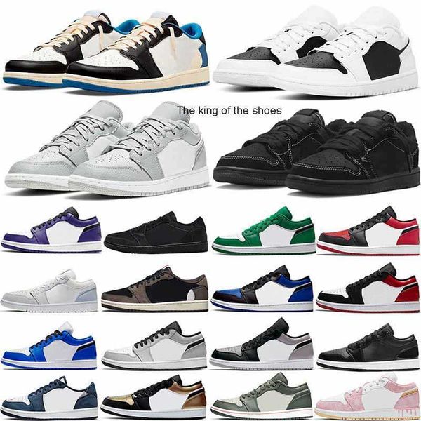 

2023 og jumpman 1s mens 1 low basketball shoes sports trainer dark mocha designers sneakers university blue fearless obsidian outdoor breath