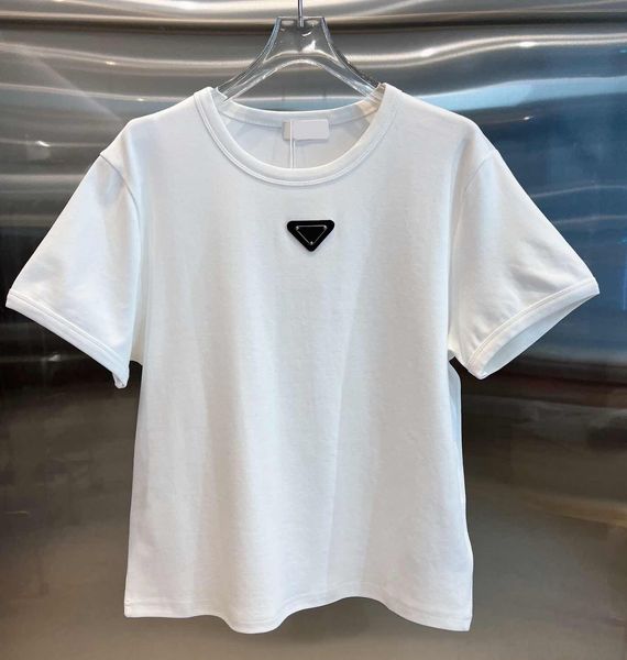 

designer tshirt summer women's t-shirt fashion round neck breathable short sleeve classic inverted triangle sweatshirt black white s-l