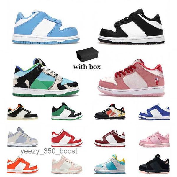 

with box chunky dunks kids shoes athletic outdoor toddler baby dunkes dhgates fashion sneakers black white panda pink children walking hxue
