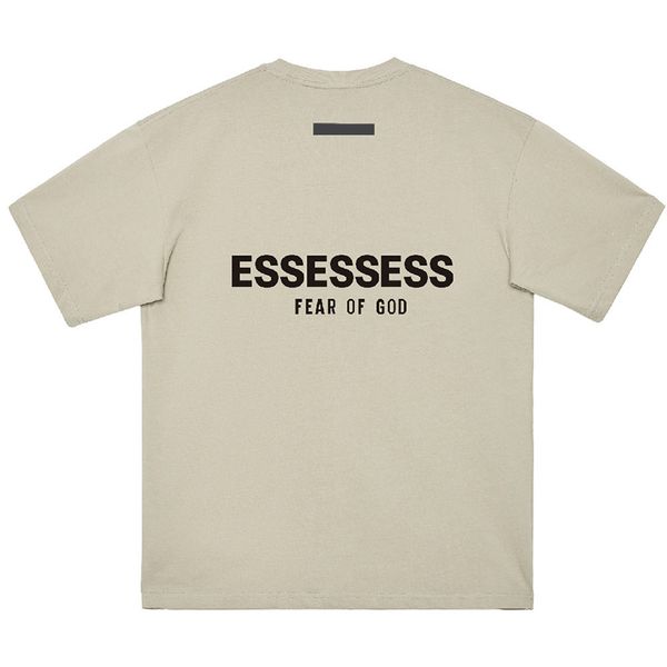 

designer shirts essent t shirt street casual essentail tshirt loose men women summer luxury shorts essen tshirts chest print fashion tees e, White;black