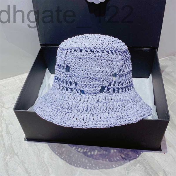 

designer letter straw hat designers men womens bucket fitted s fashion hand woven sunhat women luxury summer outdoor beach s baseball caps z, Blue;gray