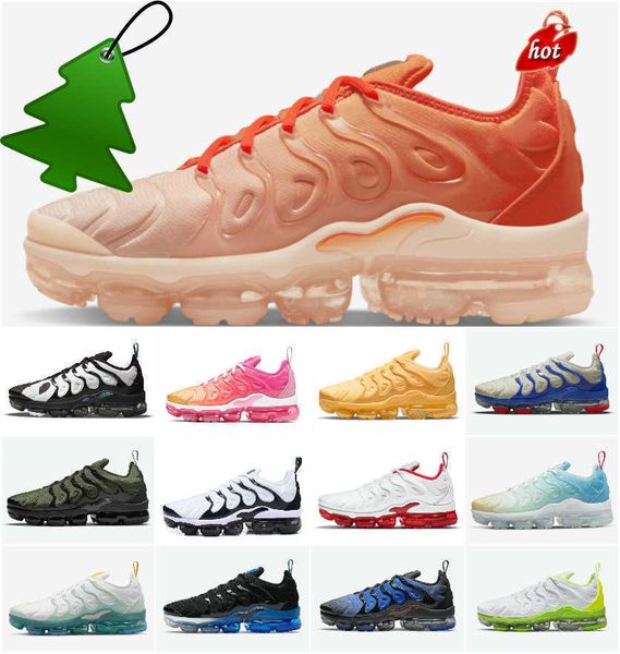 

2023 kd air vapores max plus tn running shoes mens women terrascape all black griffey reflective grey white blue orange gradients