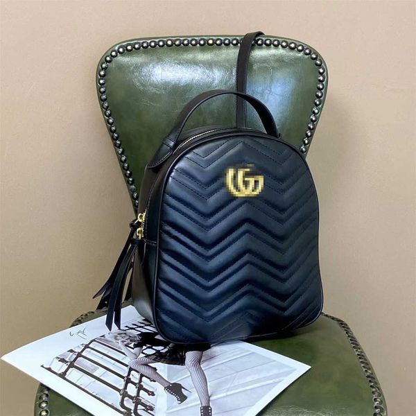 

designer cucci ggs backpack g cc bag women's new net red the same fashion versatile small fragrance leisure backpack mini backpack fash