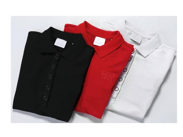 

women's casual polo shirt luxury italian designer men's short-sleeved casual women's summer t-shirt solid color, White