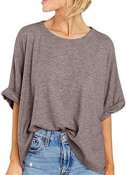 

summer fashion women shirts oversized t-shirt short sleeve loose casual basic shirts summer tee plus sizelbls, White