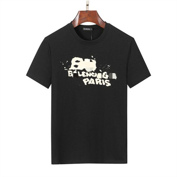 

luxury t-shirt designer men's t-shirt cotton short summer fashion casual with brand letter high-quality designer t-shirt size m-xxxl a, White;black