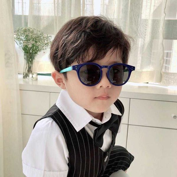 

childrens silicone polarized glasses sunglasses 11016 fold constantly, Blue