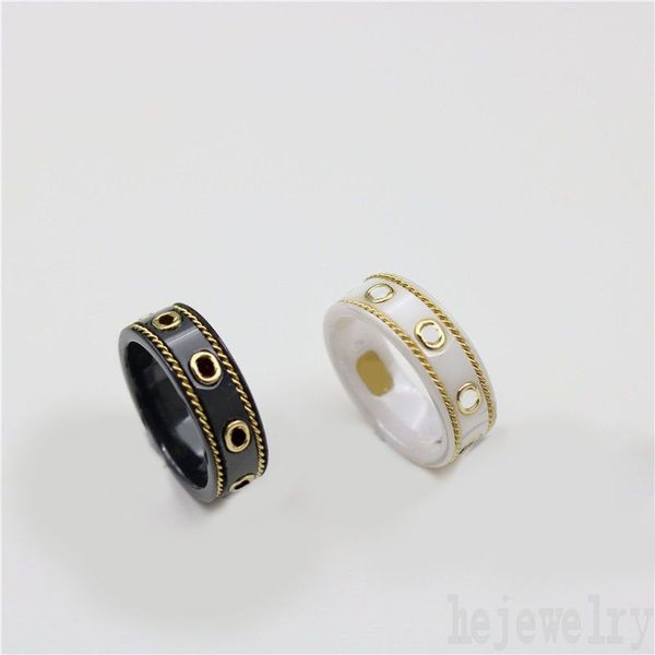 

accessories band rings simple planet wedding street porcelain ware shine bague ceramic double letters g crystal ring for zirconia activity z, Silver
