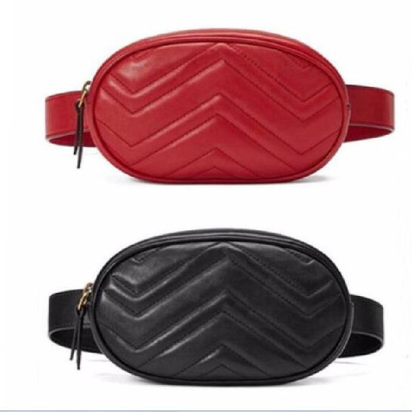 

whole new fashion pu leather handbags women bags fanny packs waist bags handbag lady belt chest bag 4 colors271i
