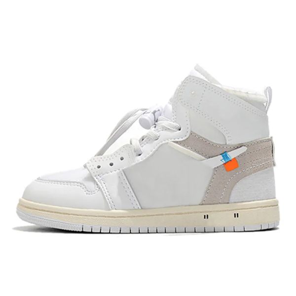 

2023 air children kids shoes 1 unc homage to home royal blue big kid men designer boy youth basketball shoe travi 1902, Black