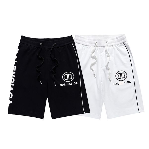 

men's shorts advanced design new summer men's casual sports pants cotton loose beach pants fashion men's casual shorts, White;black