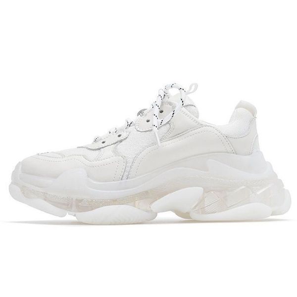 

2023 factory direct paris triple s casual dad shoes mens womens track black white gym red grey platform lovers sneakers eur 36-40 b4